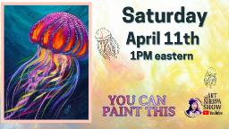 Jellyfish Easy | Easy Beginner Acrylic