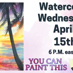 Sunset at the Beach | Watercolor for Beginners