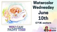 Teacup and Flowers | Easy Beginner Watercolor