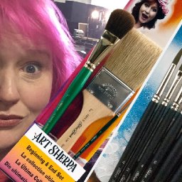 Brushes LIVE Q and A and Hart Mail !!! The Art Sherpa  Sunday Funday