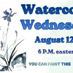 Zen Iris Flowers | Easy Beginner Watercolor