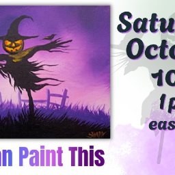 🌟🎨Glowing Scarecrow | Easy Beginning Acrylic Step by Step