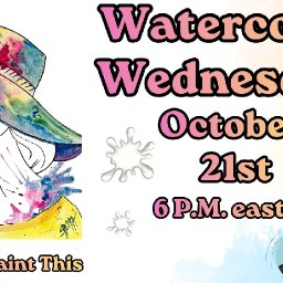 Fashion Girl with Splashy Hat  | Easy Watercolor Beginner