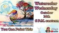 Weeping Mermaid | Easy Watercolor Beginner