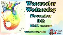 🐠Easy Rainbow Fish | Easy Beginner Watercolor🐟