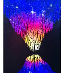 Beginners learn to paint  Galaxy Night Sky The Art Sherpa Acrylic painting