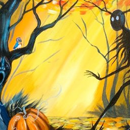 Over The Garden Wall The BEAST Acrylic Painting Tutorial