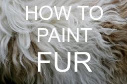 How to paint FUR Acrylic tutorial #bigartquest #18