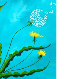 Beginner How to paint  Dandelion Acrylic  Spring Floral Tutorial