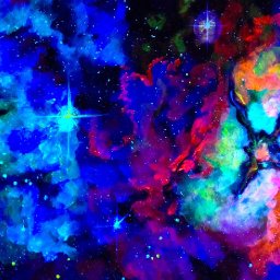 Learn to paintfor beginners Glow Galaxy Nebula Space Acrylic tutorial