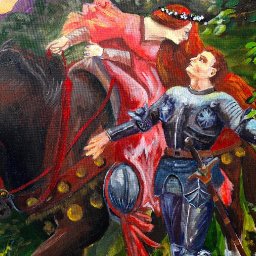 How to paint Pre-Raphaelite | La Belle Dam Sans Merci | Valentines Angelooney