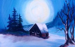 Bob Ross style painting by Bob Ross Acrylic Paintings
