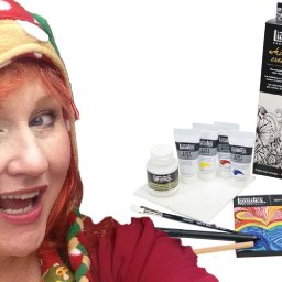 Liquitex Professional Whimsical Creations Art Challenge and Review