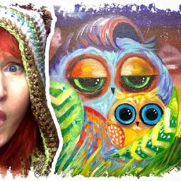 The Art Sherpa Live Stream - How to Paint an owl family based on community direction live!