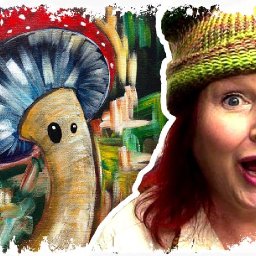 How to paint | Cute  Mushroom Fairy |  The Art Sherpa