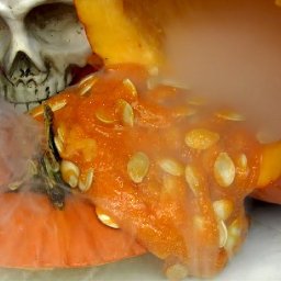 How to make Pumpkin Guts Glitter Slime without Borax