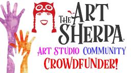 The Art Sherpa Art Glam Studio Community Crowdfunder