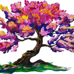 How to paint a Tree in Acrylic for Beginners step by step