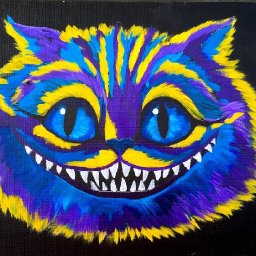 Learn to Paint for Beginners Cheshire Cat Alice in Wonderland