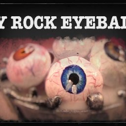 Rock EYEBALLS easy HALLOWEEN Craft Idea's  tutorial