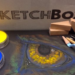 Sketchbox Premium June 2016  Dog Eye pastel