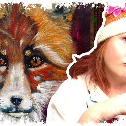 Acrylic painting tutorial | A Fox | Art Sherpa