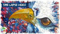 "FREEDOM" Time-lapse of an Eagle Painting amazing art Cinnamon Cooney