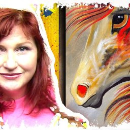 Spirit Horse | Beginning Acrylic Painting Lesson