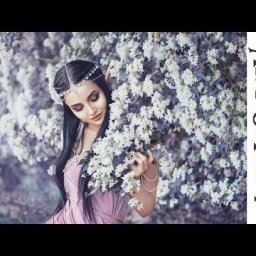 The Flower Elf Acrylic Painting  on Canvas  Fairy Tale part 3