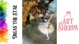 How to paint with Acrylic on Canvas Degas The Star