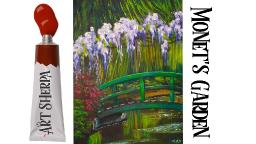 How to paint Monet's Garden Bridge and pond reflections The Art Sherpa