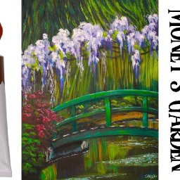 How to paint Monet's Garden Bridge and pond reflections The Art Sherpa