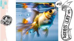 Goldfish loose step by step Acrylic April day #12