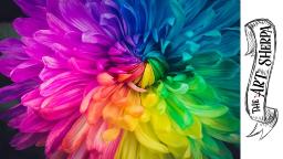 Rainbow Flower acrylic painting tutorial  step by step Live Stream