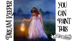 Easy Acrylic painting Fairytale  Lantern and Girl Step by step