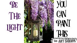 Wisteria  and glowing Lamp Easy Acrylic painting tutorial step by step Live Streaming