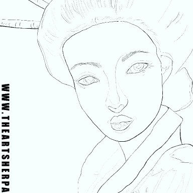 Geisha Inspired Painting Traceables™