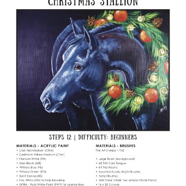 Christmas stallion Mini Book 