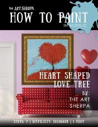 Heart Tree step by step mini book 