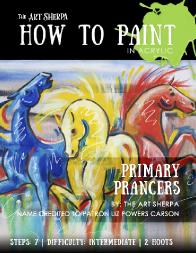 Primary horses Step  by step Mini Book 