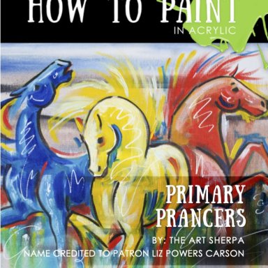 Primary horses Step  by step Mini Book 