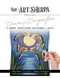 Dragon Fly Pond (Beginner Acrylic Paint Course Painting #4)