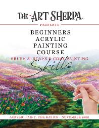 Beginners Acrylic Painting Course - Brush Strokes & Core Painting Skills, Video # 7