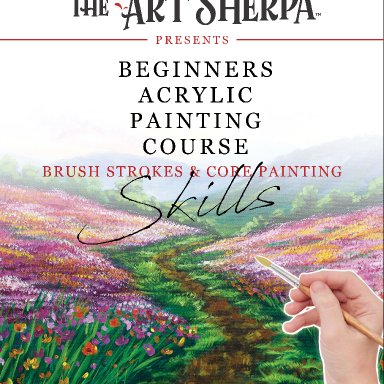 Beginners Acrylic Painting Course - Brush Strokes & Core Painting Skills, Video # 7