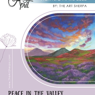 Peace Valley Mountain Acrylic April Day 8  TAS 220408