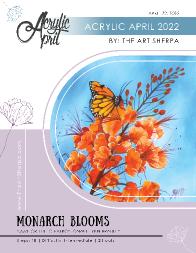 Monarch Butterfly on Flower Acrylic April 22 TAS 220422