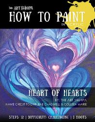 Heart of Hearts Abstract Minibook 