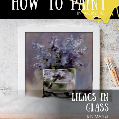 Lilacs in a Glass by Manet