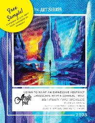 EXPRESSIVE ABSTRACT LANDSCAPE WITH A SURREAL TWIST
