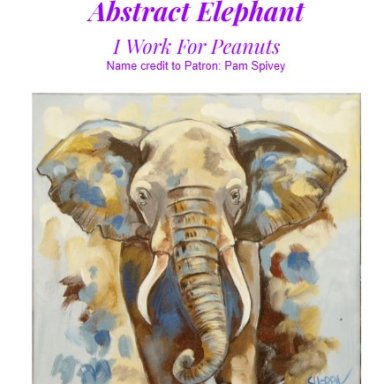 Abstract Elephant